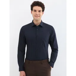 Allen Solly Men Spread Collar Abstract Printed Cotton Slim Fit Formal Shirt-picture-36