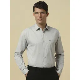 Allen Solly Men Spread Collar Geometric Printed Cotton Slim Fit Formal Shirt-picture-25