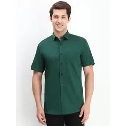 Allen Solly Men Spread Collar Solid Cotton Slim Fit Casual Shirt-picture-20