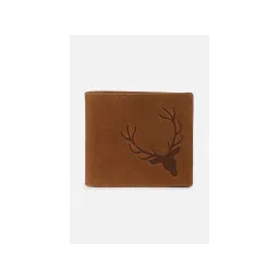 Allen Solly Men Tan Graphic Print Genuine Leather Wallet-picture-16