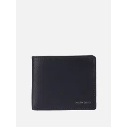 Allen Solly Men Textured Genuine Leather Two Fold Wallet-picture-34