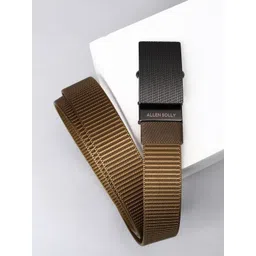 Allen Solly Men Textured Leather Slider Buckle Belt-picture-23