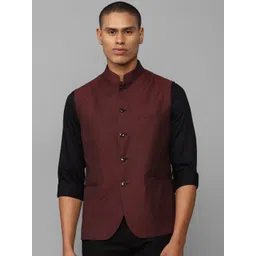 Allen Solly Men Woven Nehru Jacket-picture-27