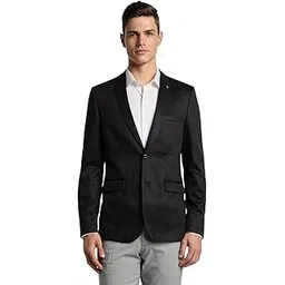 allen solly Men's Blazer (ASBZMUJF073131_Black-picture-20