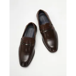 Allen Solly Men's Brown Formal Loafers-picture-12