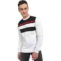 allen solly Men's Cotton Crew Neck Classic Sweatshirt-picture-17