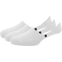 allen solly Men'S Cotton No Show Socks (Pack Of 3) - White-picture-35