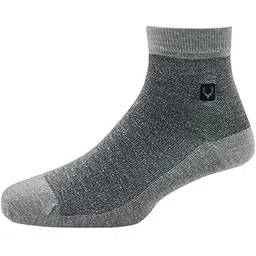 allen solly Men'S Cotton Quarter Length Socks (1 Pair) - Light Grey Melange-picture-14