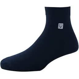 allen solly Men'S Cotton Quarter Length Socks (1 Pair) - Navy-picture-13