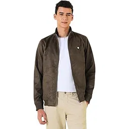 allen solly Men's Polyester Modern Stand Up Collar Casual Jacket-picture-34