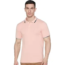 allen solly Men's Regular Fit Cotton Polo with Collar Detail-picture-54