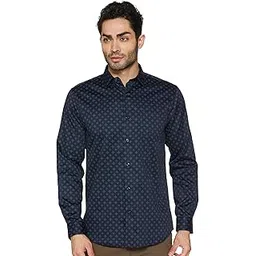 allen solly Men's Regular Fit Printed Formal Ceremonial Shirt-picture-44