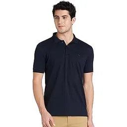 Allen Solly Men's Regular Fit Textured Jacquard Polo-picture-36