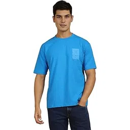 allen solly Men's Solid Oversized Fit T-Shirt-picture-22