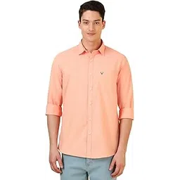 allen solly Men's Solid Regular Fit Shirt-picture-31