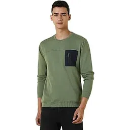allen solly Mens Sweatshirt Olive-picture-44