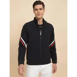 Allen Solly Mid Black Regular Fit Printed Jacket-picture-11