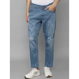 Allen Solly Mid-Raise Mildly Distressed Light Fade Stretchable Jeans-picture-35