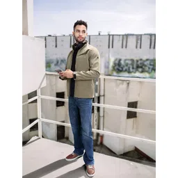 Allen Solly Mock Collar Tailored Jacket-picture-42