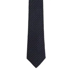 Allen Solly Navy Embroidered Formal Tie-picture-29