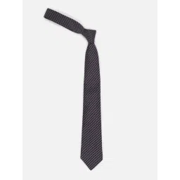 Allen Solly Navy Embroidered Tie-picture-18