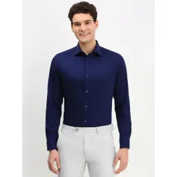 Allen Solly Navy Regular Fit Shirt-picture-48