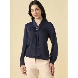 Allen Solly Navy Regular Fit Top-picture-19