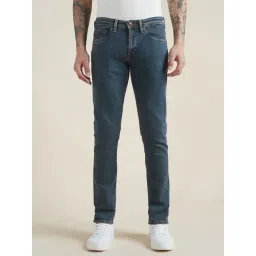 Allen Solly Navy Slim Fit Jeans-picture-29