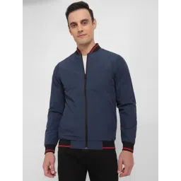 Allen Solly Navy Solid Jacket-picture-12