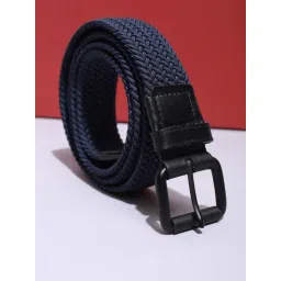 Allen Solly Navy Woven Medium Nylon Casual Belt For Men-picture-12