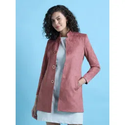 Allen Solly Peach Regular Fit Jacket-picture-27