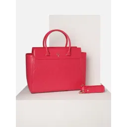 Allen Solly Pink Checks Free Size Handbag-picture-30