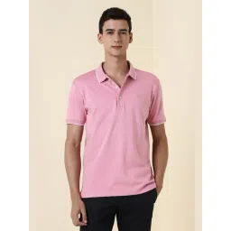 Allen Solly Pink Cotton Regular Fit Polo T-Shirt-picture-26