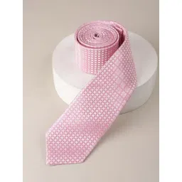 Allen Solly Pink Embroidered Tie-picture-29