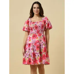 Allen Solly Pink Floral Dress-picture-30