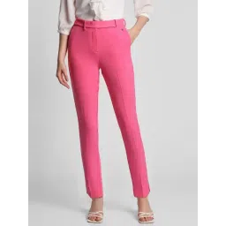 Allen Solly Pink Mid Rise Trousers-picture-22