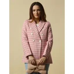 Allen Solly Pink Regular Fit Printed Jacket-picture-21