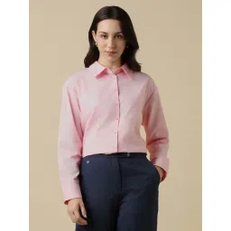 Allen Solly Pink Regular Fit Shirt-picture-30