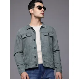Allen Solly Pure Cotton Denim Jacket-picture-35