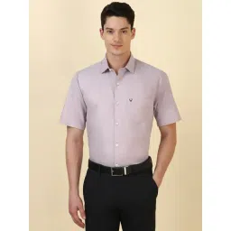 Allen Solly Purple Cotton Slim Fit Shirt-picture-25