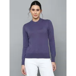 Allen Solly Purple Cotton Sweater-picture-37