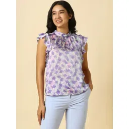 Allen Solly Purple Regular Fit Printed Top-picture-44
