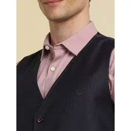 Allen Solly Slim-Fit Single-Breasted Three-Piece Suit image 4