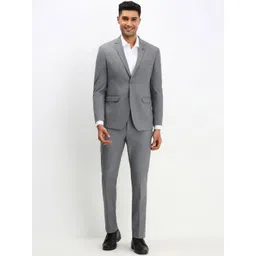 Allen Solly Slim-Fit Single-Breasted Two-Piece Formal Suit-image-26