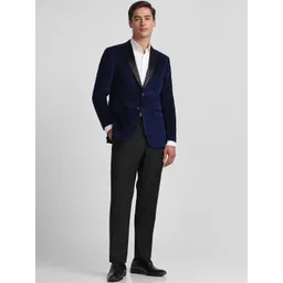 Allen Solly Slim-Fit Single-Breasted Two-Piece Pure Cotton Party Suit-picture-39