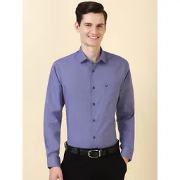 Allen Solly Slim Fit Spread Collar Long Sleeves Pure Cotton Shirt-picture-27