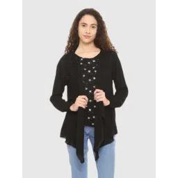 Allen Solly Sparkling Black Regular Fit Shrugs-picture-27