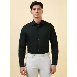 Allen Solly Spread Collar Slim Fit Formal Pure Cotton Shirt-picture-34