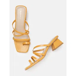 Allen Solly Strappy Block Heeled Mules-picture-26