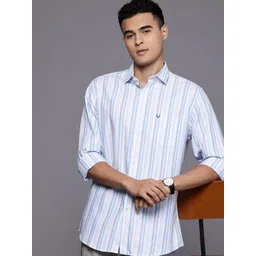 Allen Solly Striped Pure Cotton Casual Shirt-picture-40